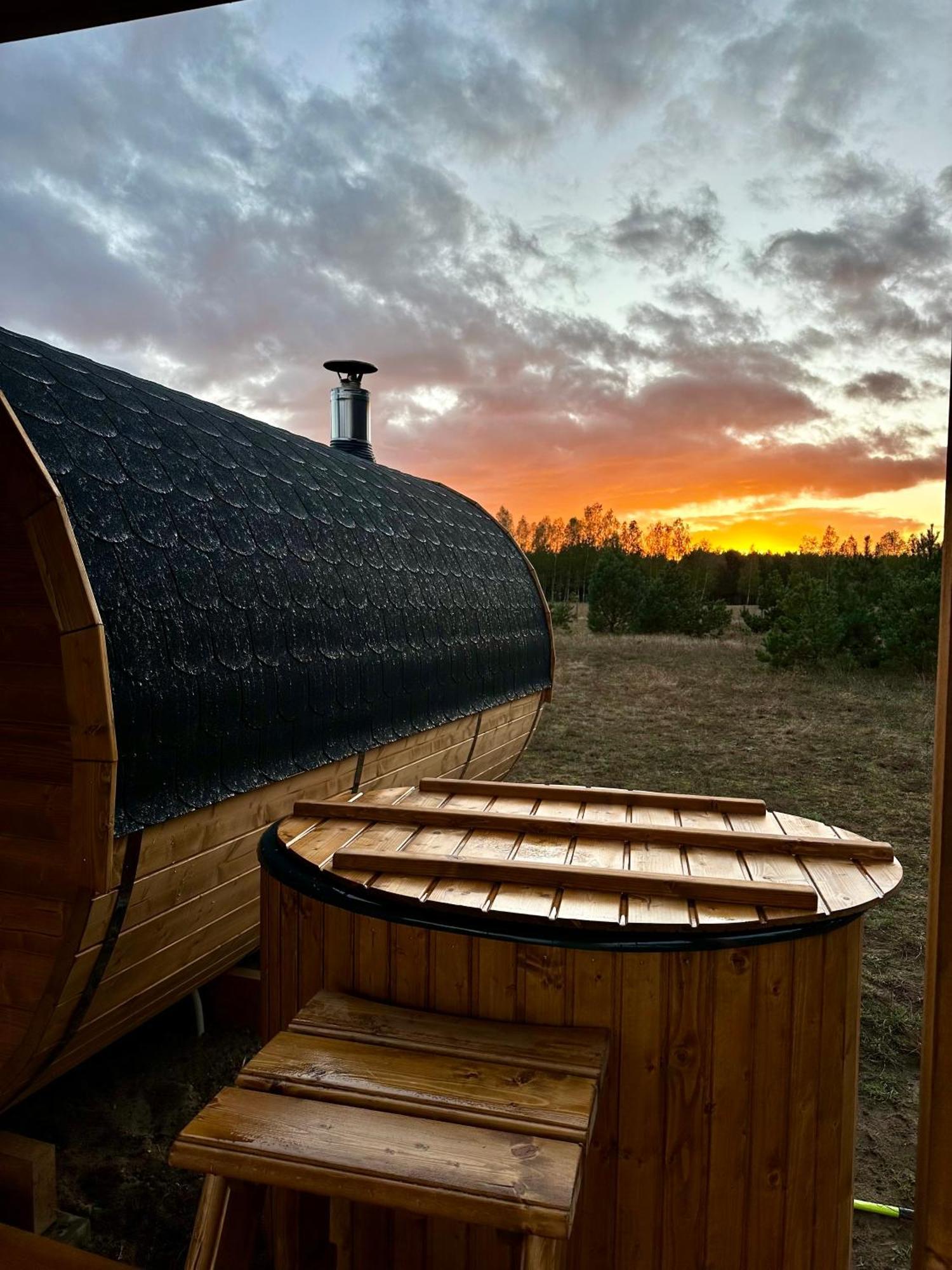 Sworna Laka Z Zewnetrznym Spa- Sauna, Jacuzzi, Balia Swornegacie